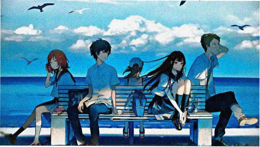 校园漫画男生角色群像轮播图